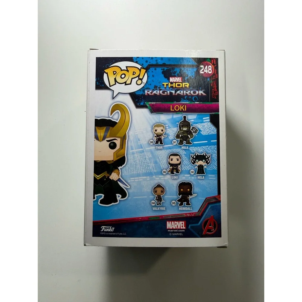 Funko Pop Marvel Thor Ragnarok Loki 248 Marvel Collector Corps Exclusive Vinyl